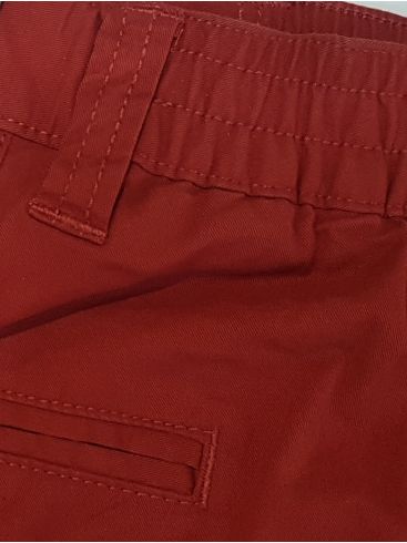 LUIGI MORINI Men's red classic cargo shorts 38-4263/60 - TOPTENFASHION.gr