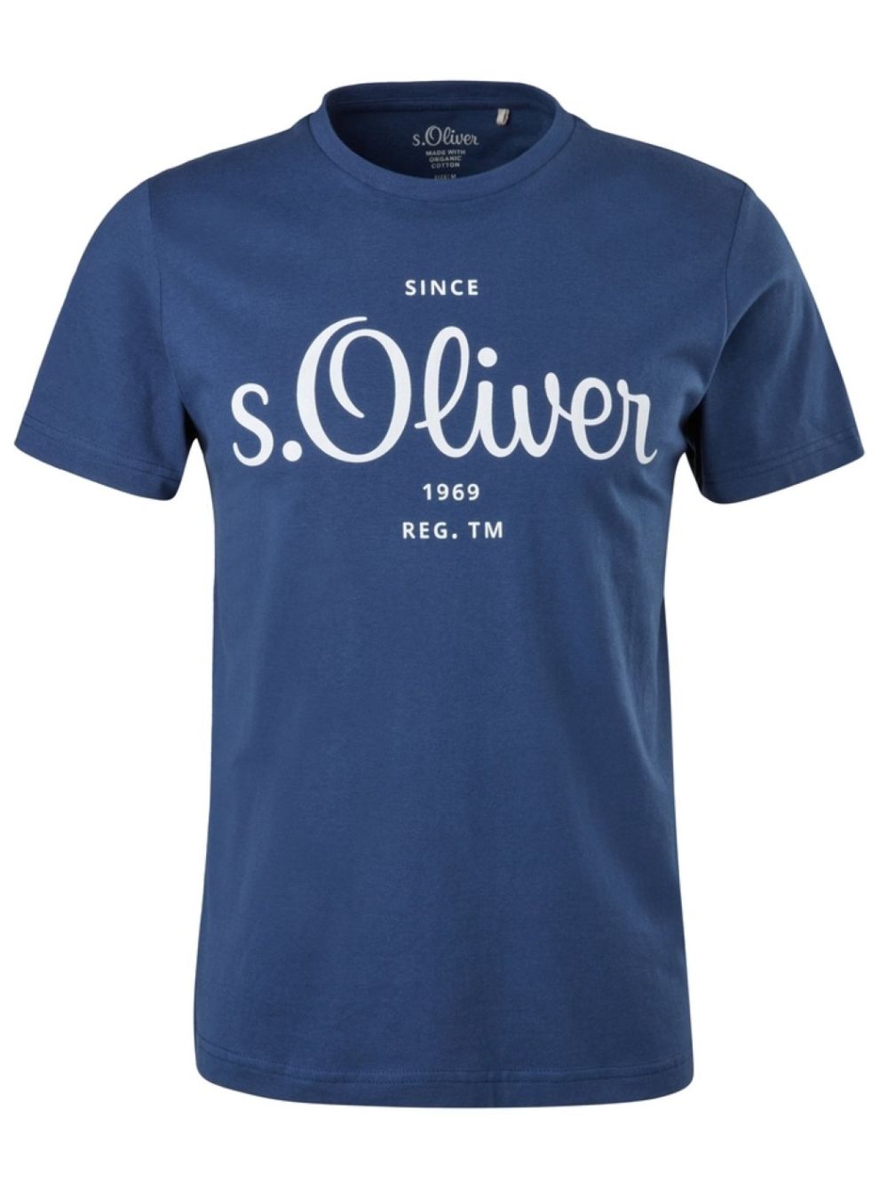 S.OLIVER short-sleeved Men\'s Ocean 2057432-5693 jersey Blue blue T-Shirt