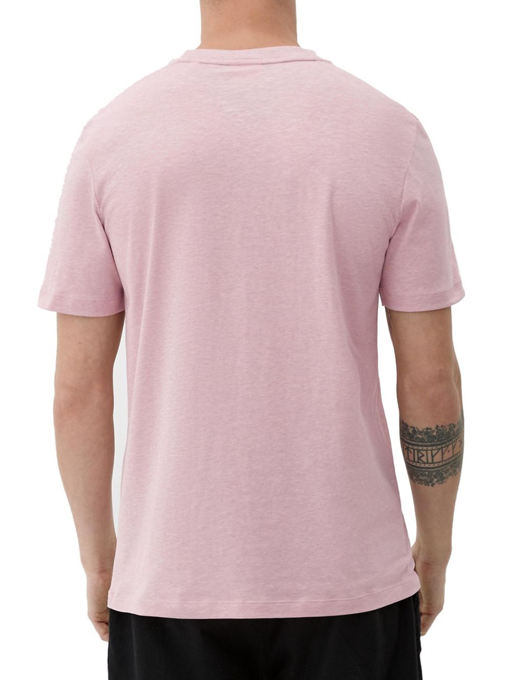 S.OLIVER Men\'s pink short-sleeved T-Shirt 2129852.41W2 Rose