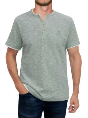 S.OLIVER Men\'s pink short-sleeved Rose 2129852.41W2 T-Shirt