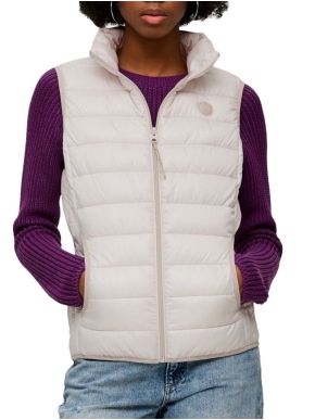 S.OLIVER Women\'s silky 2123928-2074 Papaya sleeveless matte jacket
